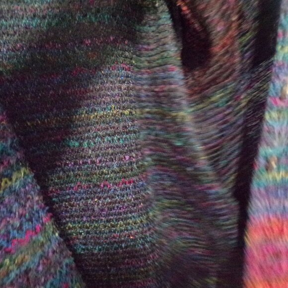 Koret City Blues Petites Blues & Reds 6 Button Jean Collar Cell Pocket Jacket - Picture 4 of 6